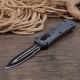 Spring Assisted Knife, OTF Knife, Double-Edge Blade, High Carbon Stainless Steel, Ideal Gift for Men and Women