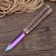 Butterfly Knife, Balisong Knife, Razor Sharp Blade, High Carbon Stainless Steel Handle, Ideal Gift for Men and Women