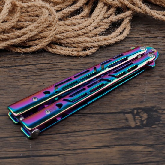 Butterfly Knife, Balisong Knife, Razor Sharp Blade, High Carbon Stainless Steel Handle, Ideal Gift for Men and Women