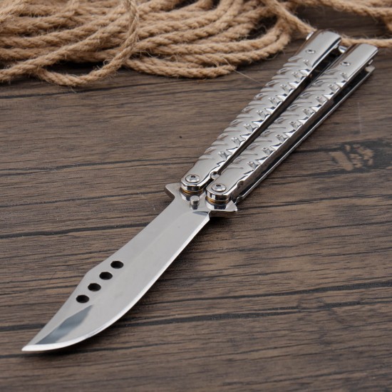 Butterfly Knife, Balisong Knife, Razor Sharp Blade, High Carbon Stainless Steel Handle, Ideal Gift for Men and Women