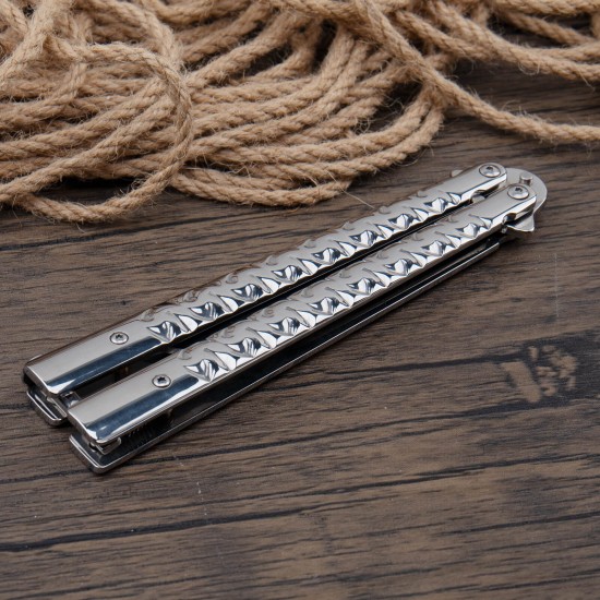 Butterfly Knife, Balisong Knife, Razor Sharp Blade, High Carbon Stainless Steel Handle, Ideal Gift for Men and Women