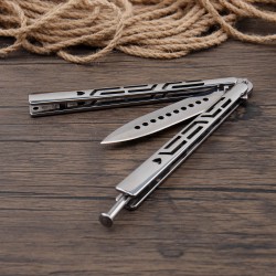 Butterfly Knife, Balisong Knife, Razor Sharp Blade, High Carbon Stainless Steel Handle, Ideal Gift for Men and Women