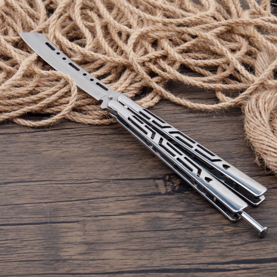 Butterfly Knife, Balisong Knife, Razor Sharp Blade, High Carbon Stainless Steel Handle, Ideal Gift for Men and Women