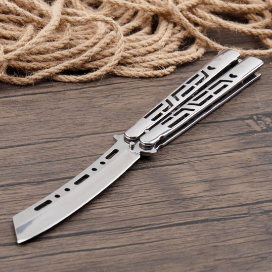 Butterfly Knife, Balisong Knife, Razor Sharp Blade, High Carbon Stainless Steel Handle, Ideal Gift for Men and Women