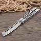 Butterfly Knife, Balisong Knife, Razor Sharp Blade, High Carbon Stainless Steel Handle, Ideal Gift for Men and Women