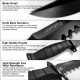 Fixed Blade Knife with Nylon Sheath in Non-Slip Handle and Black High Carbon Stainless Steel Blade for Outdoor Camping, Hunting, Survival, Tactical, and EDC