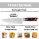 8 Inch Chef's Knife, AUS 10 Steel Core, Pakkawood Handle,Professional Ultra Sharp Kitchen Knives for Cooking, Triple Rivet Full Tang, Knives Choice & Kitchen Gadgets