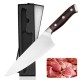 8 Inch Chef's Knife, 7Cr Stainless Steel, Pakkawood Handle, Triple Rivet Full Tang Kitchen Tools