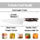 8 Inch Chef's Knife, 7Cr Stainless Steel, Pakkawood Handle, Triple Rivet Full Tang Kitchen Tools