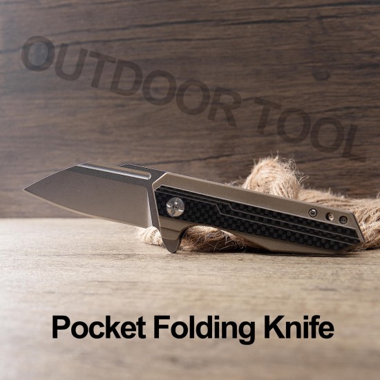 Outdoor Camping Knife, 440B High Carbon Stainless Steel Blade, CNC Stone Wash Surface, G10 Handle, Sharp Survival Knife, Suitable for Fishing, Hiking, Hunting, Diving, Riding, Adventure, Jungle, EDC